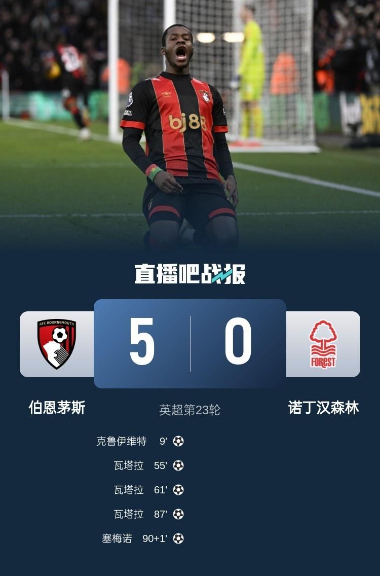 伯恩茅斯连败目标调整迎战艰苦的简单介绍